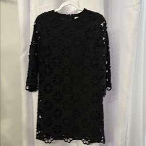 Tuckernuck Black Floral Lace Dress small